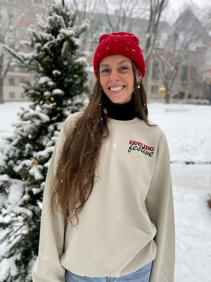 Crewneck Feeling Festive - Adulte